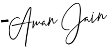 Dr. Aman Jain Signature